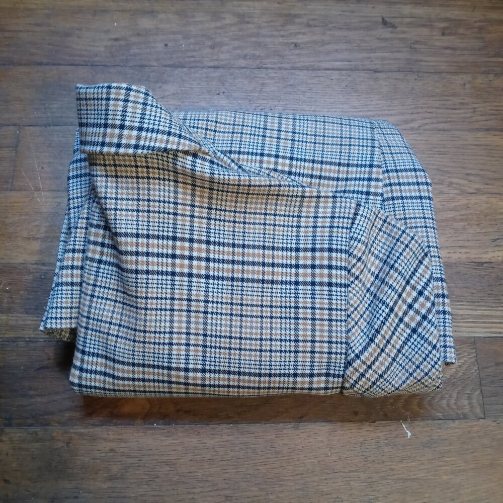 J. Jill Plaid Blazer in Tan and Black - Picture 14 of 16
